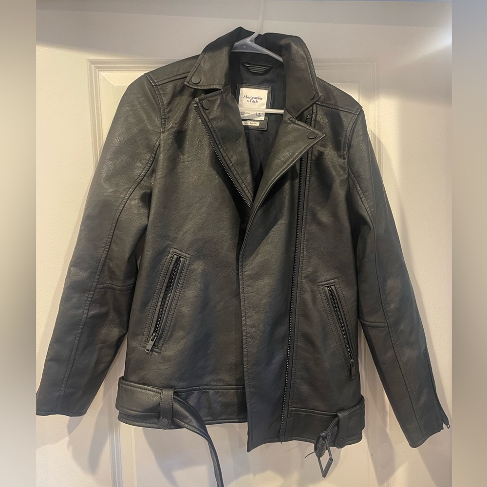 Abercrombie Faux Leather Biker Jacket